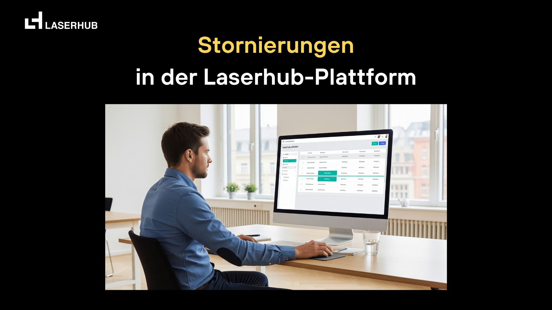 Stornierungen in der Laserhub-Plattform